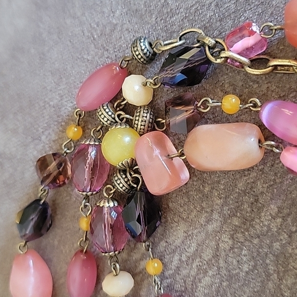 Premier DESIGNS Spring Fever Gemstone Beaded Long Necklace - Picture 5 of 9